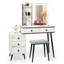 Ensemble de coiffeuse avec miroir lumineux-1345267904