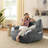 Bean Bag Sofa Chair With Side Pocket, Lazy Sofa-114219448