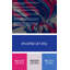 Abstrait couleur champ 52, art mural sur toile bleue-413861656