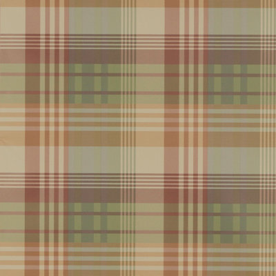 Bohemian Romance Mulberry Ancient Tartan 32.81' L x 20.47" W Wallpaper Roll