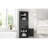Triangle Tall Cabinet With 3 Drawers And Adjustable Shelves For Bathroom, Kitchen Or Living Room, MDF Board-532505355