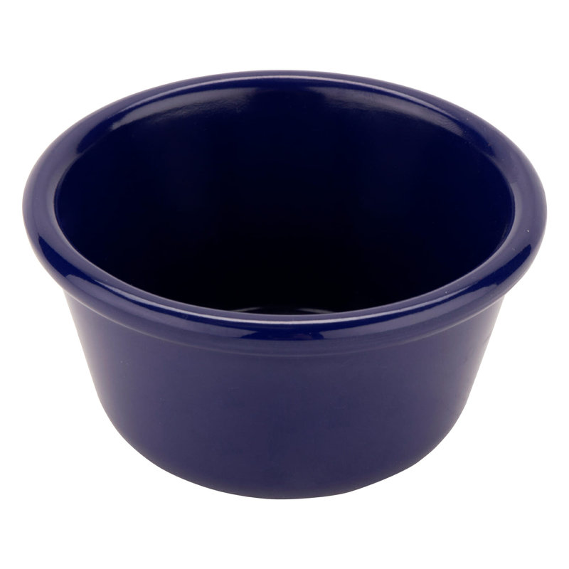 G.E.T. Melamine 12 Piece Ramekin / Soufflé Dish Bakeware Set, Navy Blue