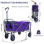 Chariot de camping pliant polyvalent pour l'extérieur-126409538