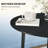 Round Drop Leaf Folding Kitchen Dining Table, Space-Saving Table for Small Spaces, Apartments