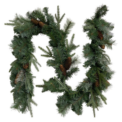 Guirlande de Noël artificielle 6 pi x 9 po