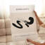 «Abstract Abstract Shapes», reproduction d'art moderne sans cadre beige Mid-Century-325295627