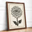 Dahlia Study Botanical - Framed Print-1393743062-1393743065