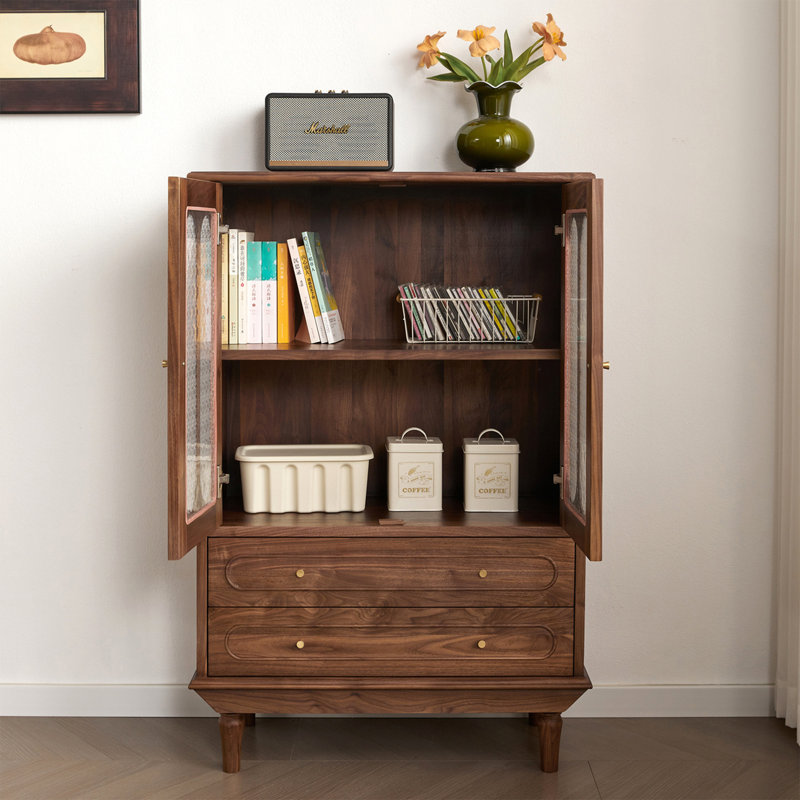 Armoire d'appoint en verre