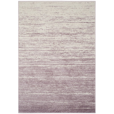 Bethlyn Ombre Cream/Purple Area Rug