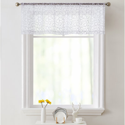 Ketaki Abstract Tailored Window Valance