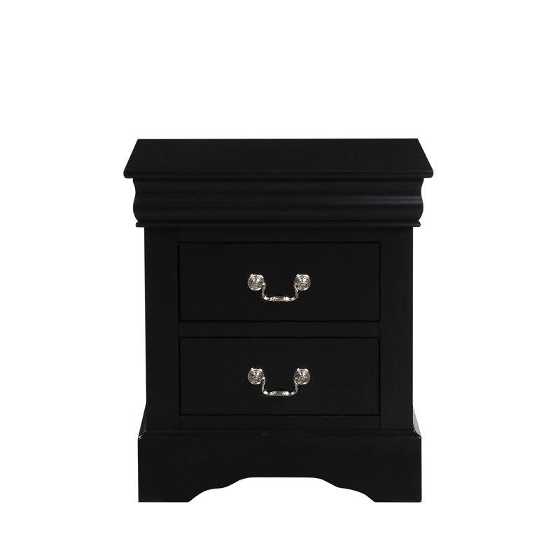 Table de chevet Modern Elegance, Noir