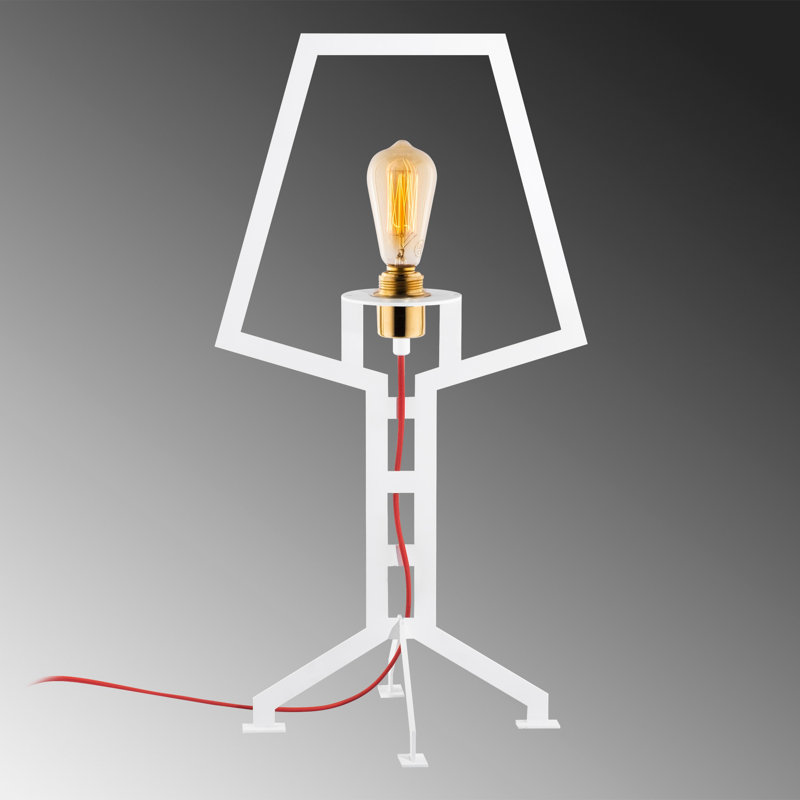 Lampe de table blanche 25,59 "Akram