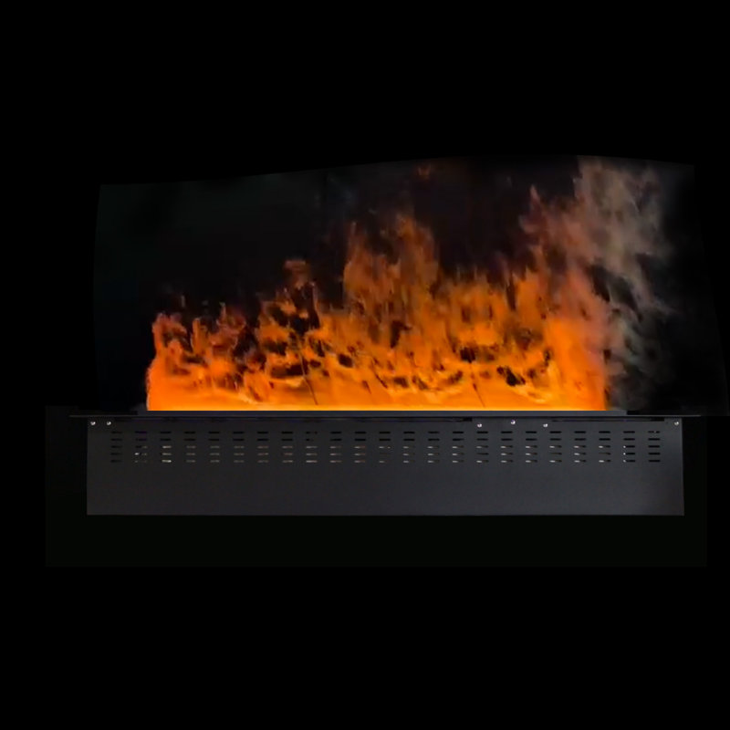 Litedeer Homes Mercury 60-inch 3D Water Vapor Mist Fireplace Cassette Smart. Elegant. Real Flame Feel. Model: VEW60A | VEW60M