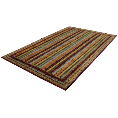 Striped Area Rug in Multicolor