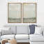 Paysage abstrait, nature sauvage, rustique, art moderne, ferme, décoration murale, œuvre d'art, paysage, 2 pièces-98109744-98109745