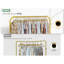 100cm Rolling Clothing Rack