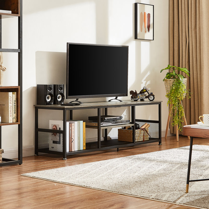 Auxter Coffee Table with Storage, Gray, 16.22'' H X 55.11'' W X 15.74'' L