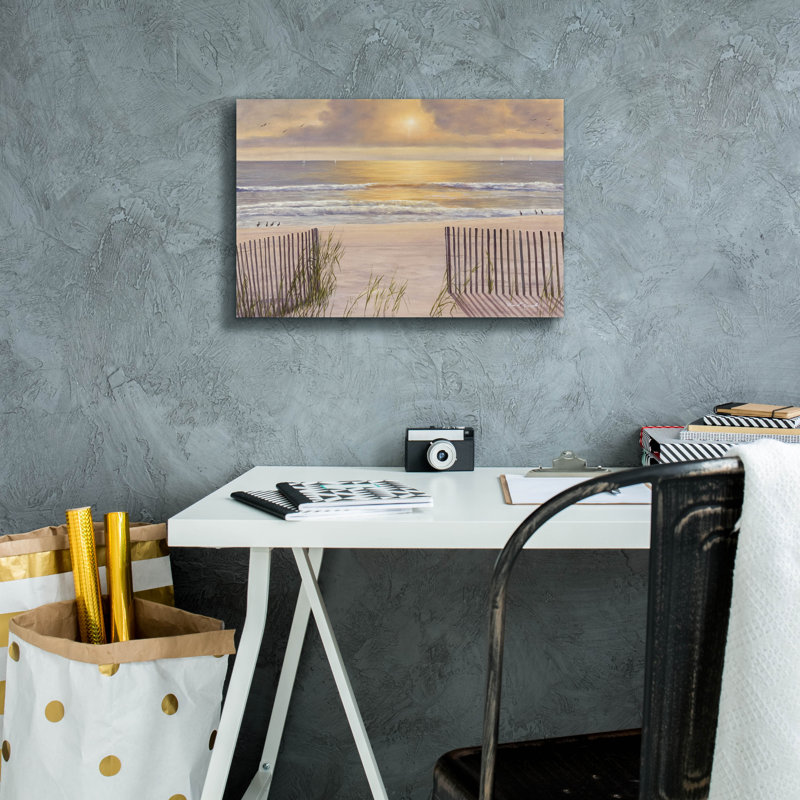«Beach Light» par Diane Romanello, H 12 po x l 18 po x P 0,75 po