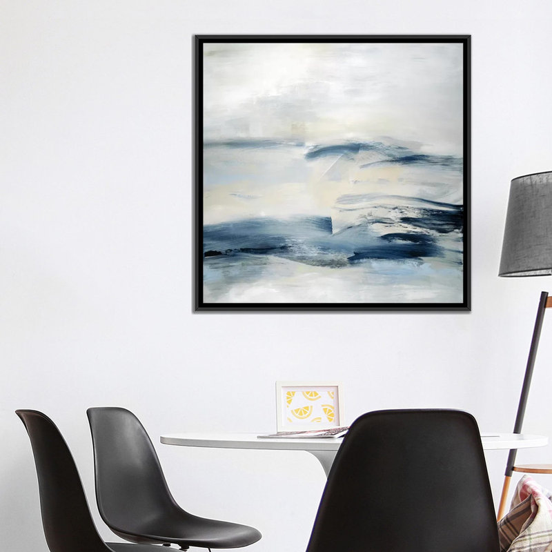 «Adrift», reproduction sur toile, H 18 po x l 18 po x P 1,5 po, Toile encadrée noire, Pas de tapis