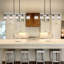 5-Light Glass Crystal Kitchen Island Pendant-412112075