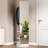 Full Length Floor Mirror, Rotating 360°, Multifunctional With Storage Hooks And Coat Rack, Solid Wood, Black-802491370-547278412