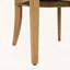 Chaise de salle à manger rembourrée à structure en bois avec accoudoirs et finition naturelle, ensemble de 2-908212765