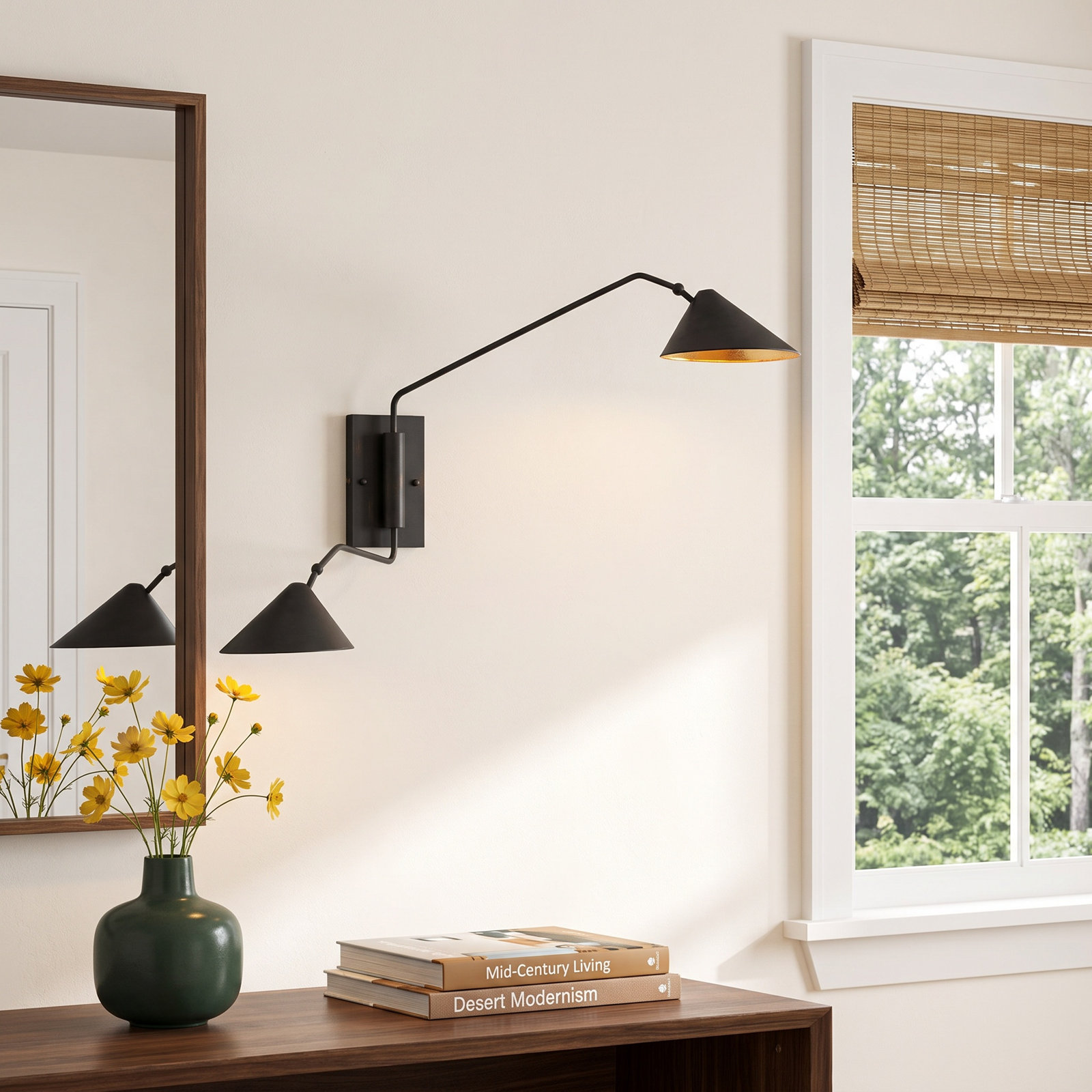 Serpa 2-Light Swing Arm Sconce