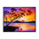 «Colorful Sunset On The Lake», reproduction d'art sur toile