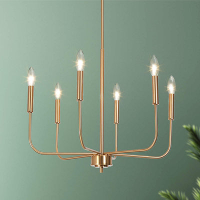 Xavieyah 6 - Light Dimmable Chandelier