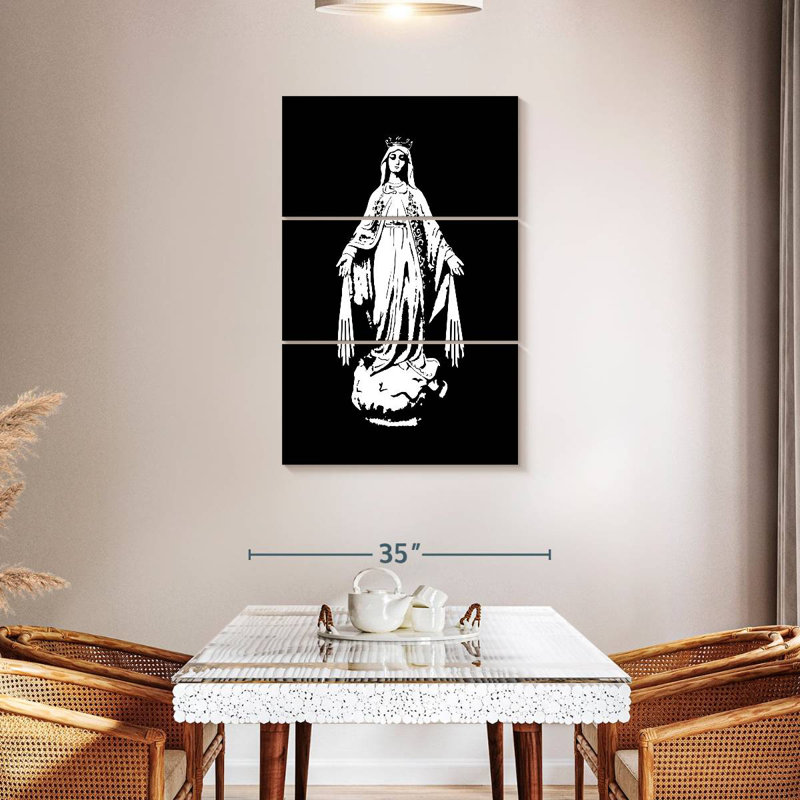 Black And White Virgin Mary