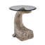 Alaiza Glass Top With Beveled Base End Table-2142507929