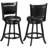 Aghaboy Swivel Upholstered Counter Stool