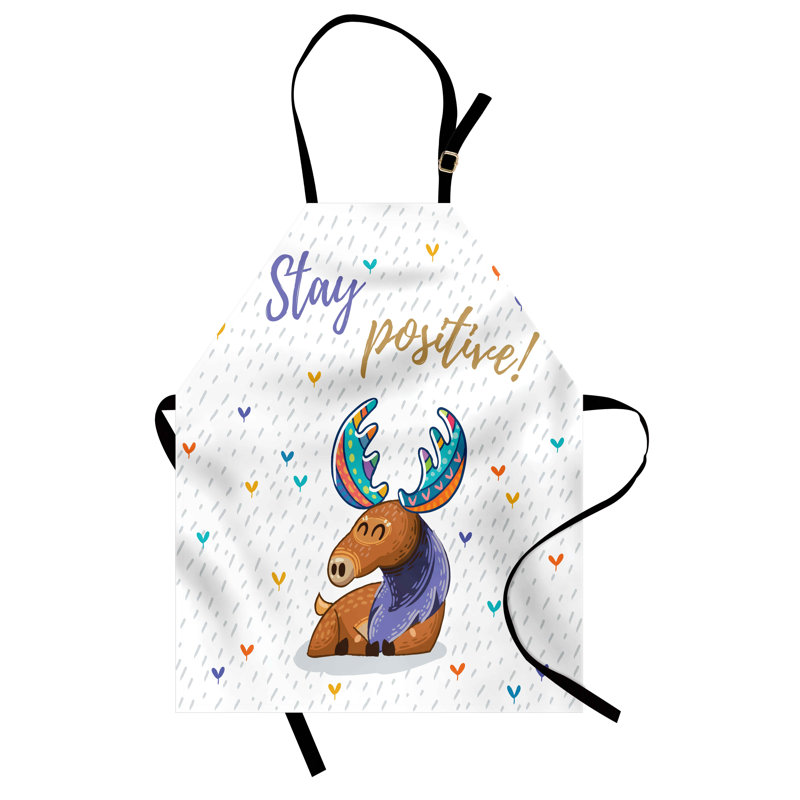 No Pattern Bib Apron