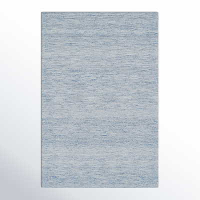 Criston Handmade Tufted Wool Light Blue/Sand Area Rug