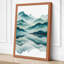Mountains at Sunrise Scandinavian - Wrapped Canvas-654427388-654427390