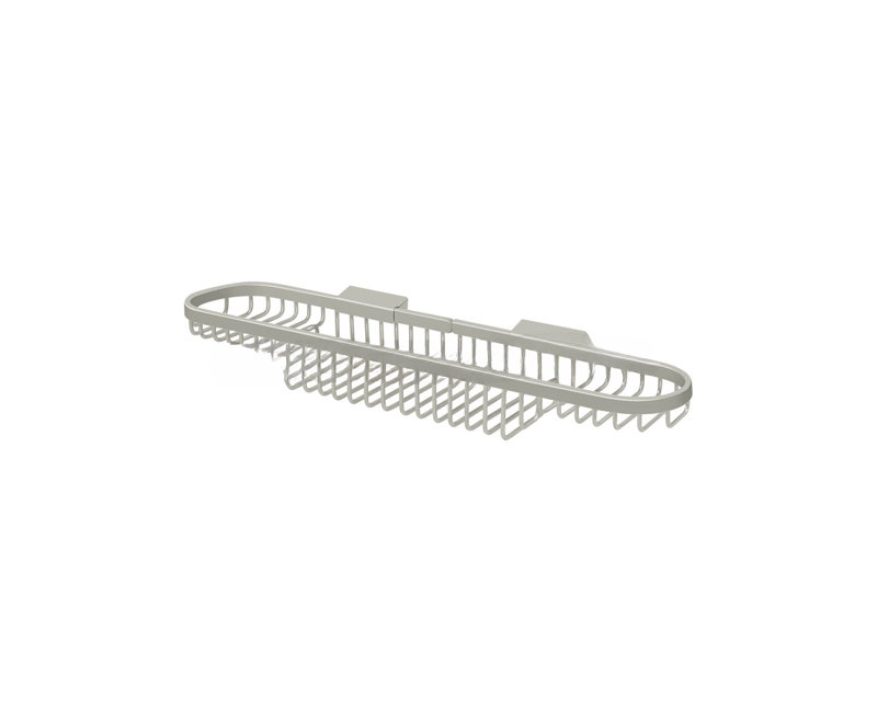 D23FE2FC9E2E465AAA20C47F12E4E70C Wire Basket; 18" Rect/Combo; Satin Nickel Finish, Brushed Nickel
