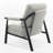Boucle Accent Lounge Chair Plush Modern Armchair-895453468