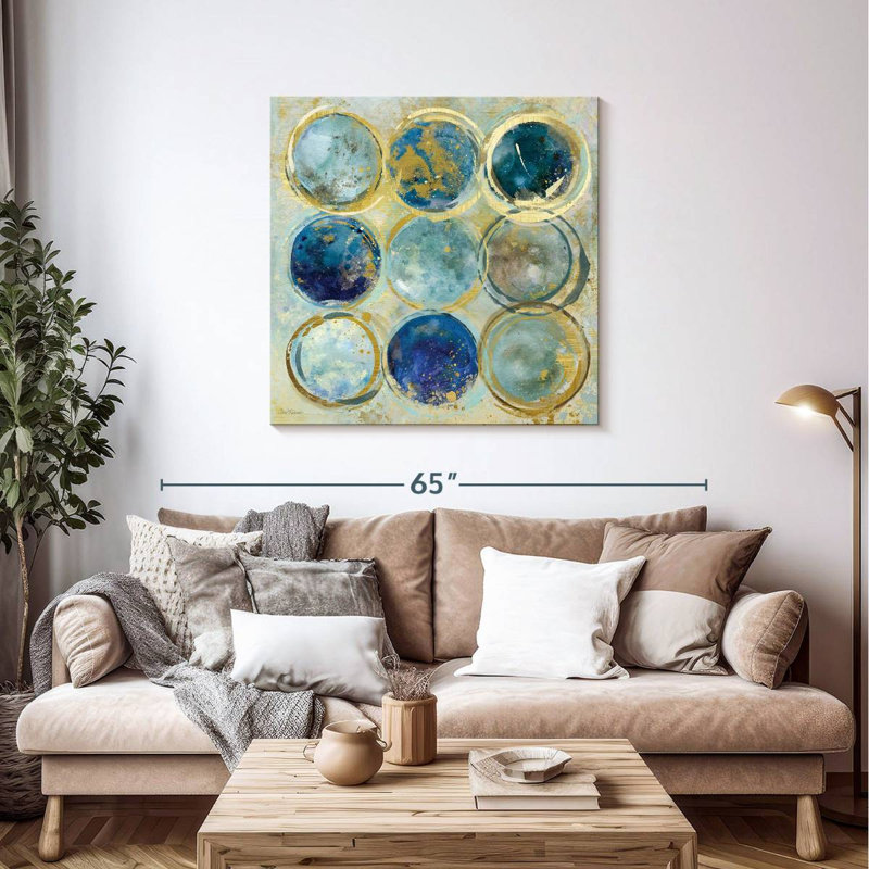 Alignment Gold, 39" H x 39" W