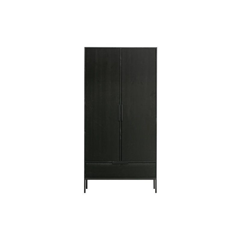 Tewksbury 2 Door Wardrobe, Black