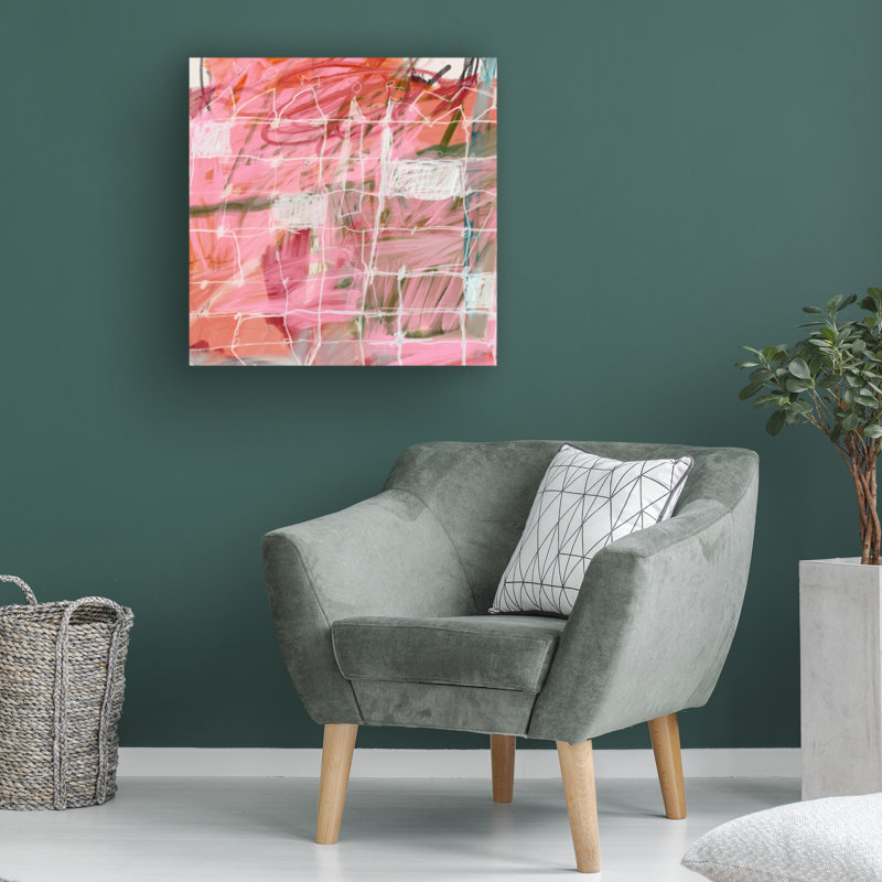 «Danielle Lauzon», art complet sur toile, H 14 po x l 14 po