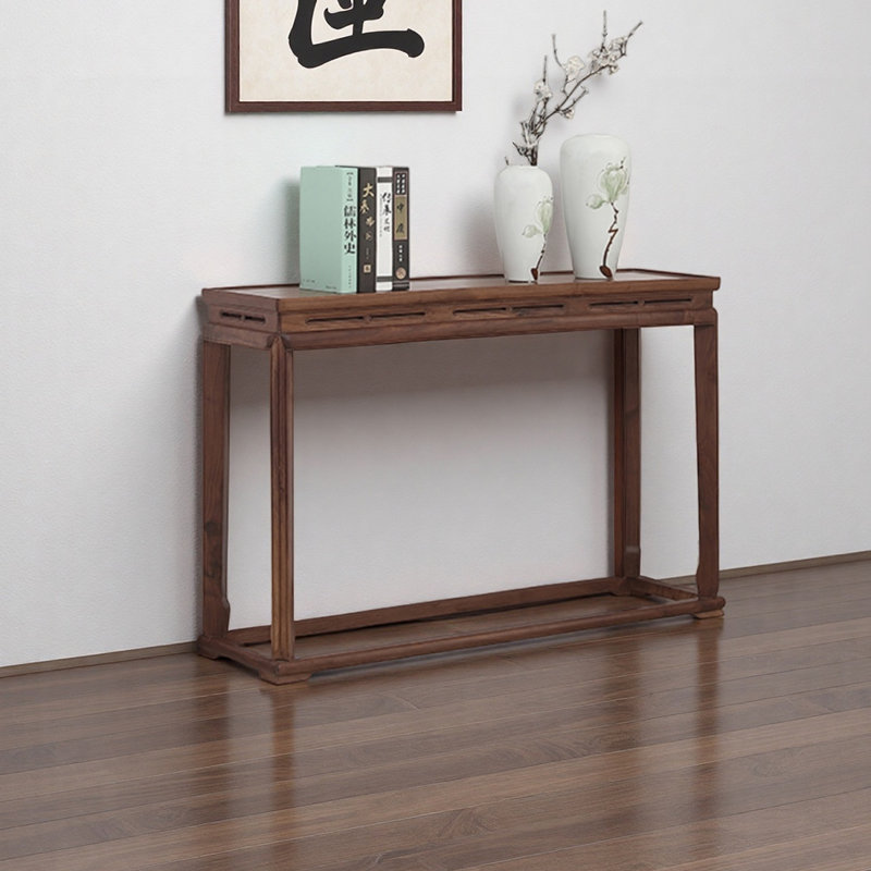 Nordic-style solid wood minimalist console table, 31.5" H x 47.24" W x 15.75" D