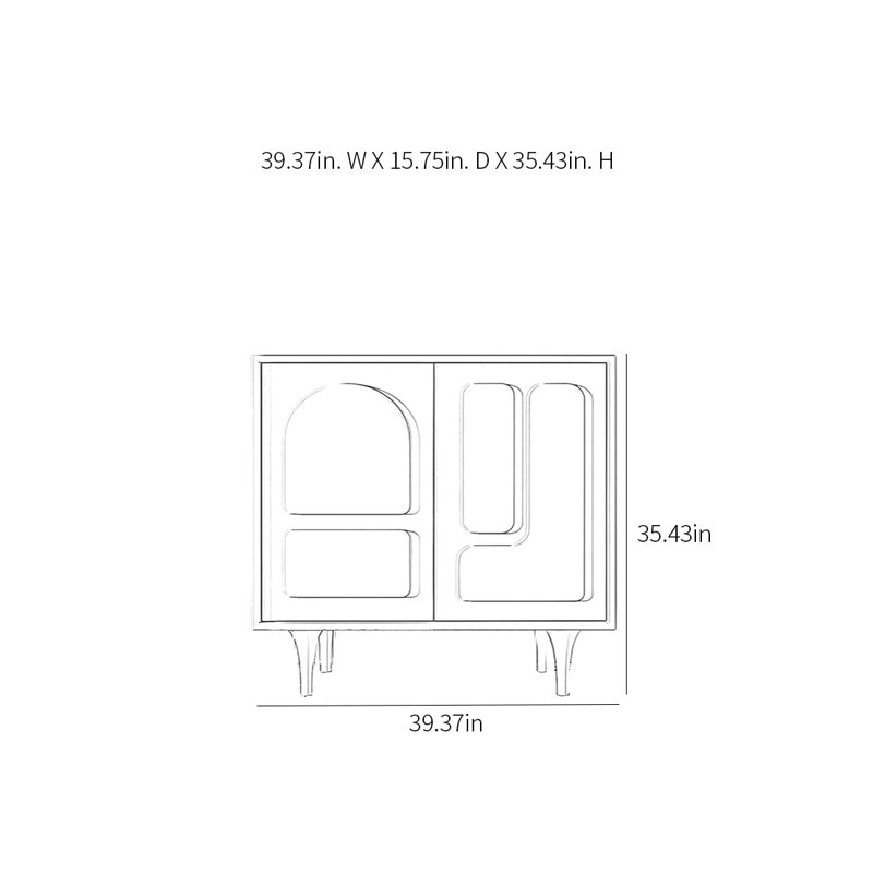 Modern Minimalist Sideboard Cabinet
