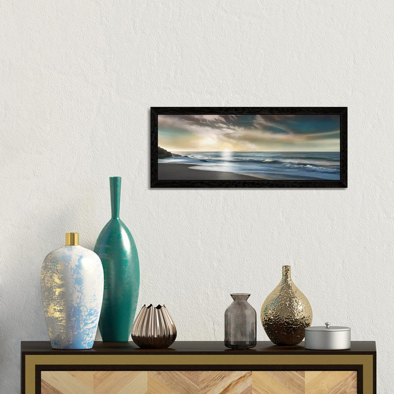 The Promise by Mike Calascibetta - Panoramic Print on Canvas, Black Framed, 152.4 cm H x 50.8 cm W
