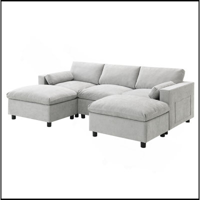 Canapé modulaire 86,5 po Chenille
