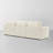 Libbna 115.7" Italian Design Linen Upholstered Sofa-120841847