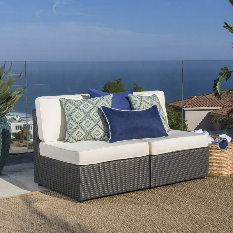 Fauteuil Cruz, White Cushion/Gray Frame