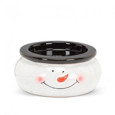Grand porte-pilier bonhomme de neige