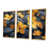 Toile avec cadre flottant or