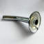 Bras de douche 16 x 12 x 3,5 cm, acier inoxydable chromé, monobloc, filetage NPT 1/2 pouce, fixation murale-1048953335