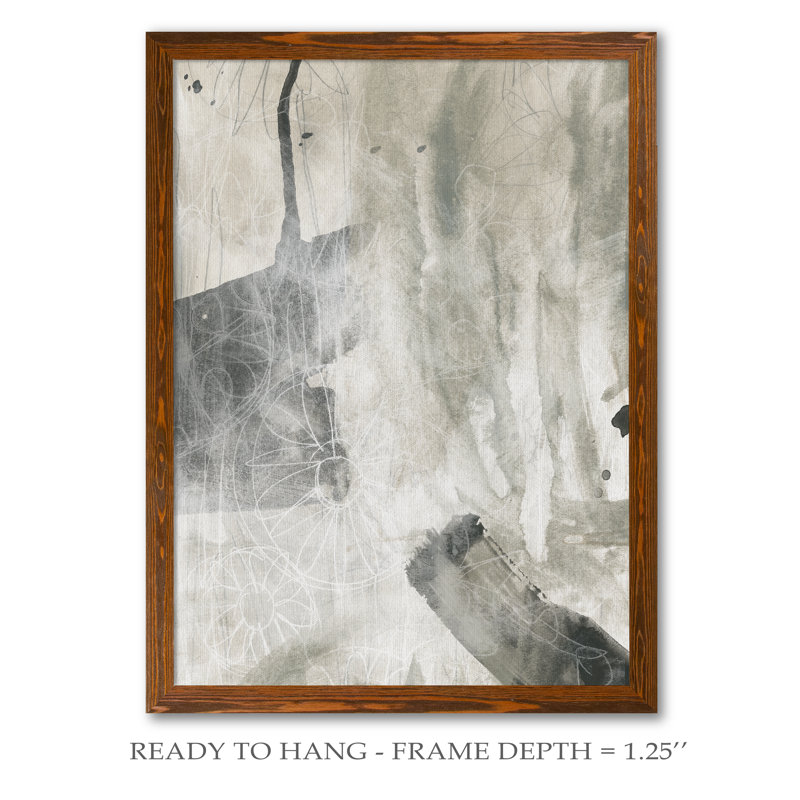 Reproduction d’art sur toile encadrée « stonewash iii » par paul cezanne, H 28 po x l 38 po x 1,25 po